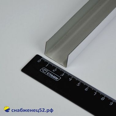 Профиль (0,6мм полимер.) потолочный направляющий ППН 27*28 (3м)